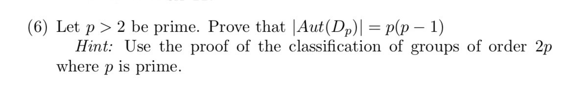 Hint: Think about the proof of the theorem that