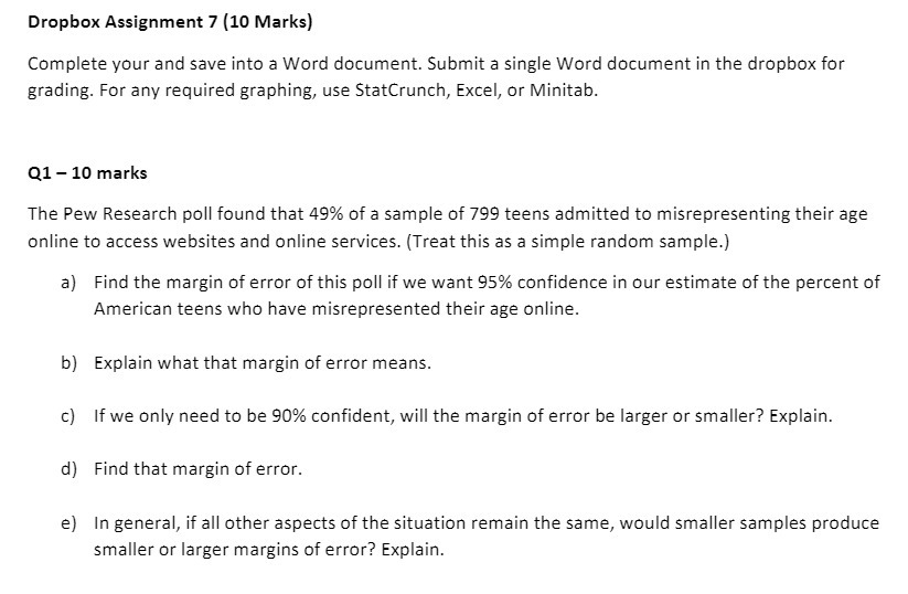 Drapbox Assignment 3' [10 Marks} Complete