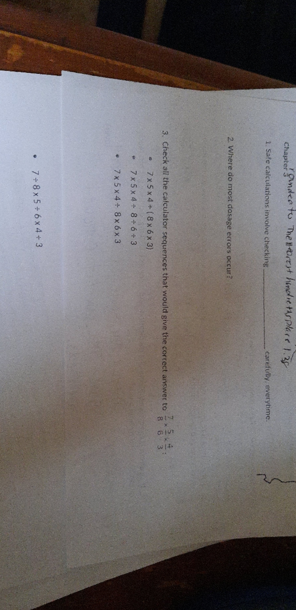 thank you math 117 Chapter 3 rounded to The