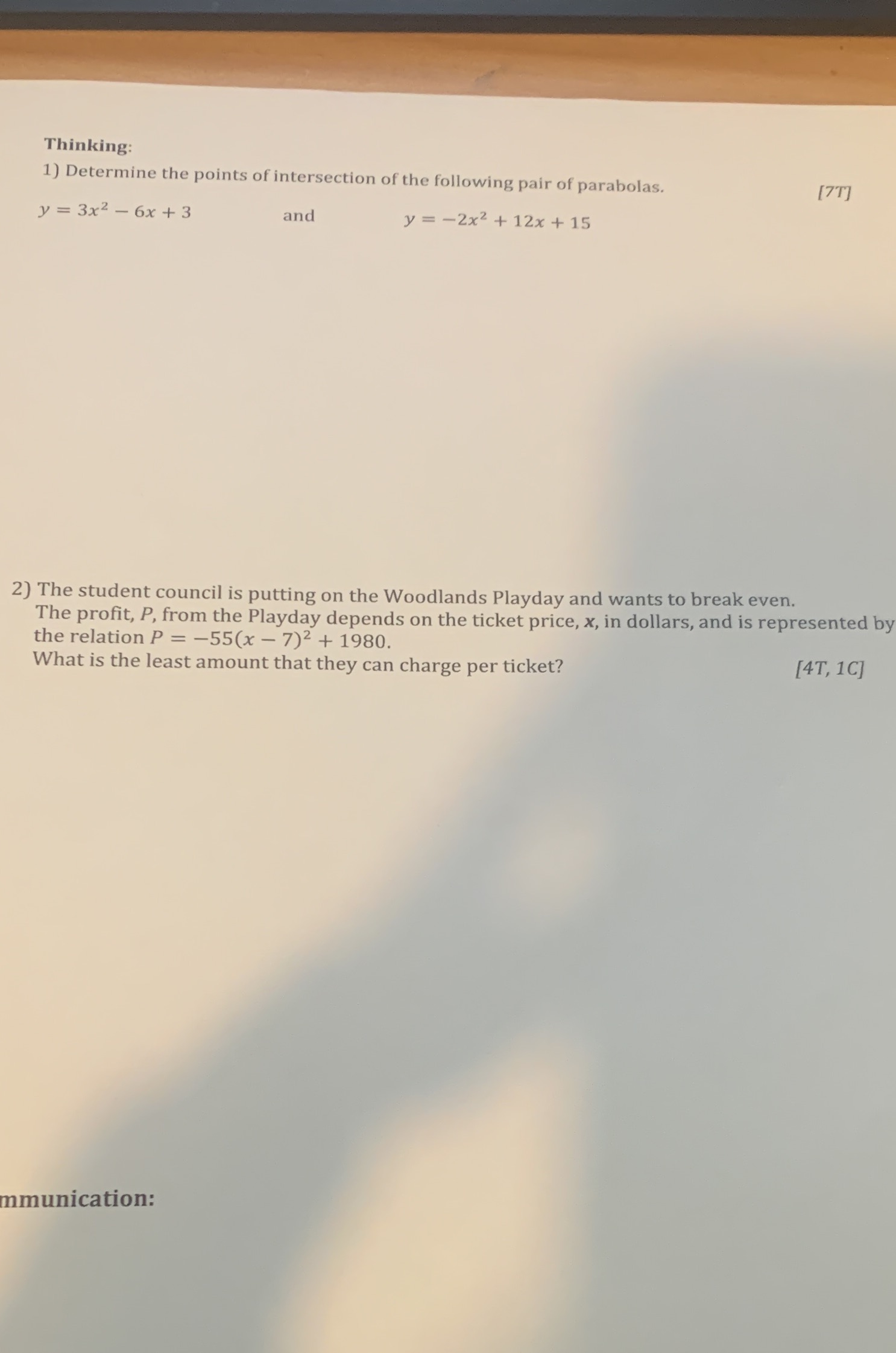 Must follow the format the question requires, I