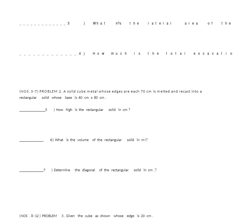 3 What 12?'s the lateral area of the 4 ) HOW