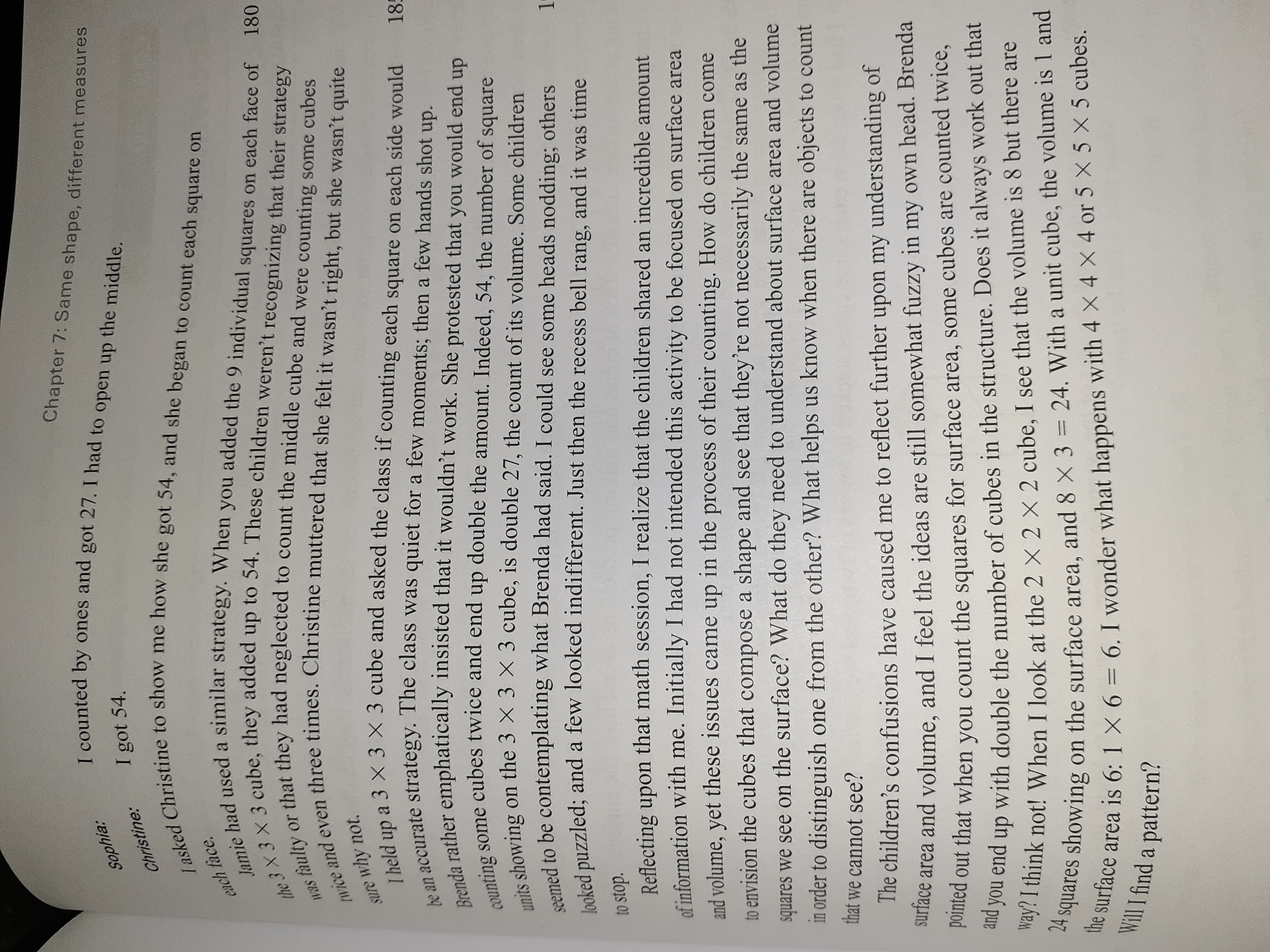 case 29 Counting cubes in cubes Bobbie GRADE 4,