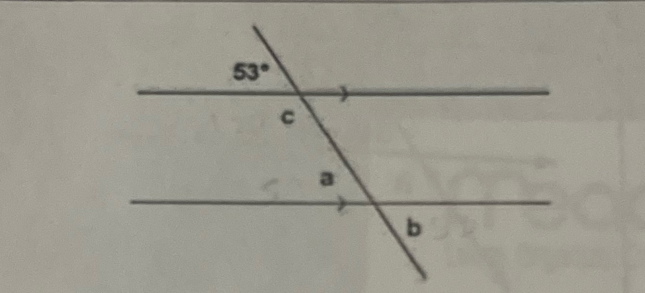 Find the missing angles and give reasons for your
