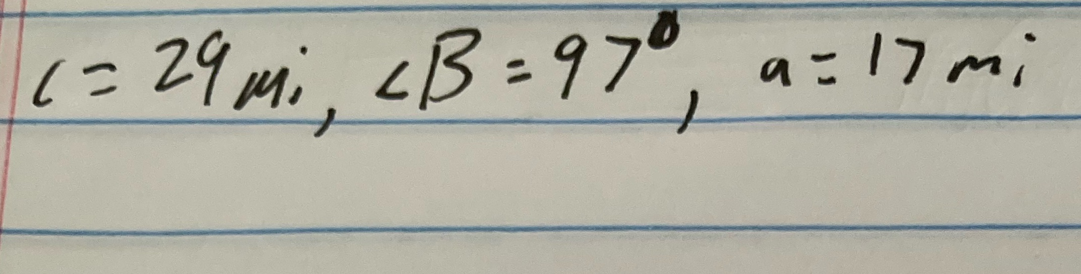 The unit for this question is the law of sine and