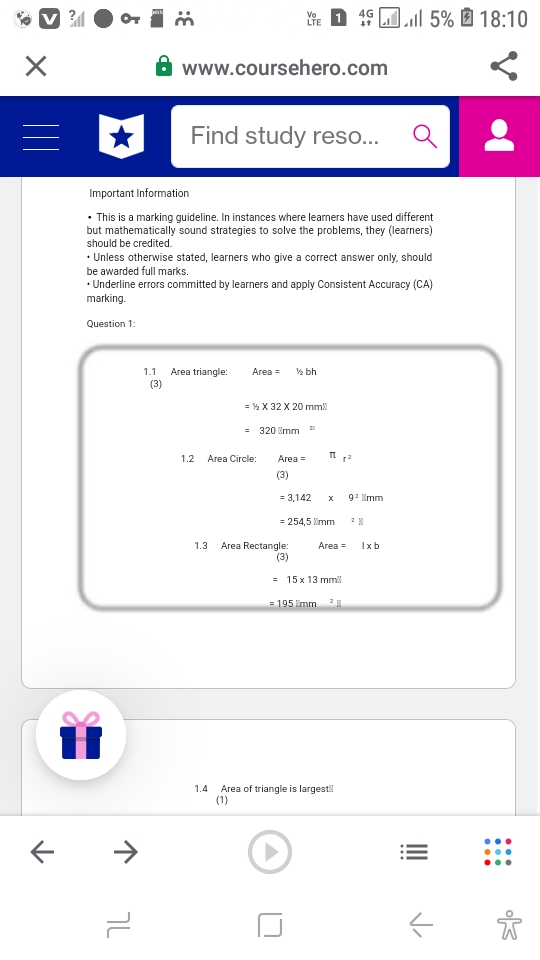 Convert the volume to m3 and mm3 p "is. is 3.3 o