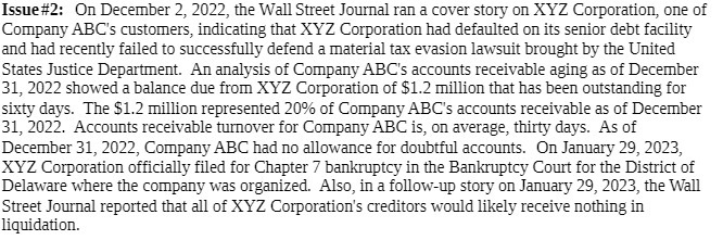 Issue#2: On December 2, 2022, the Wall Street