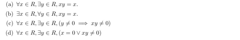For a Ring R, prove if statement is true or false