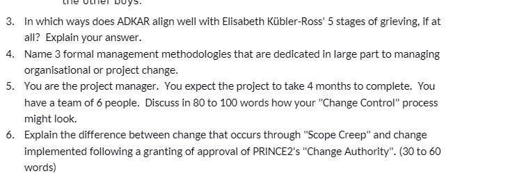 JOYS. 3. In which ways does ADKAR align well with