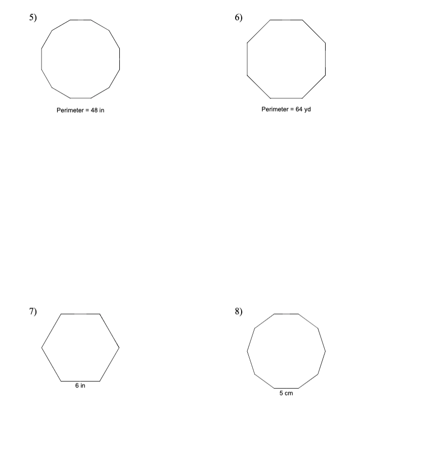 Find the area of each figure (be brief) thx :)