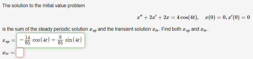 Picture Attached The solution to the Initial