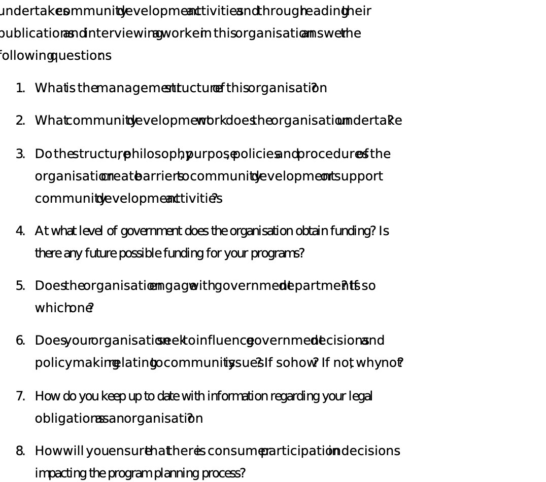 undertakeommunitdevelopmenttivitiesndthrougheading