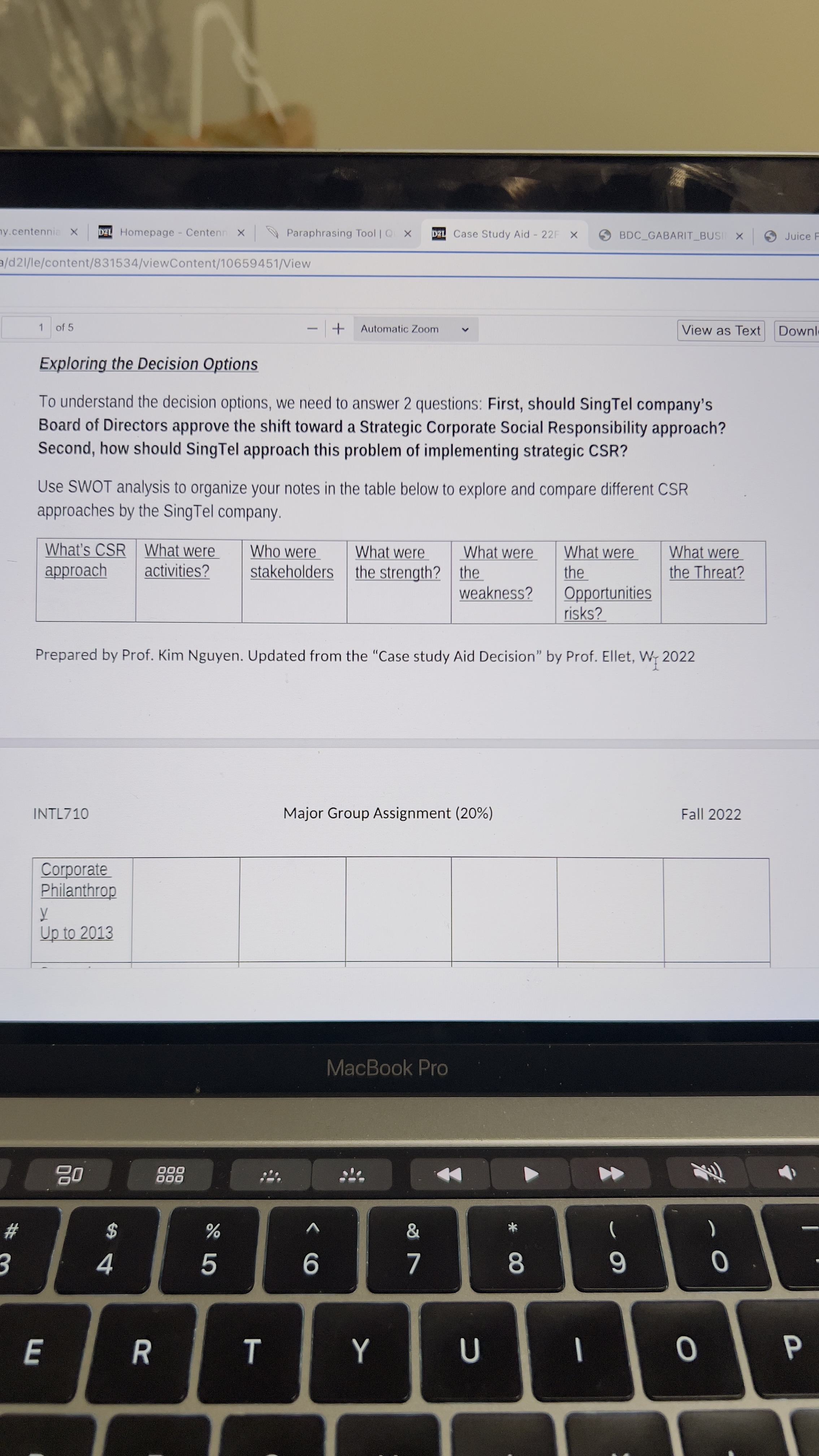Read the Case study "SingTel: Philanthropic or