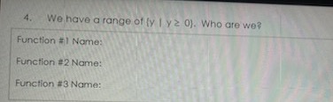 We have a range of (y | v 2 0). Who are we?