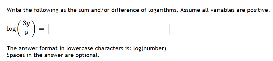 6.5 5) Write the following sum as a single