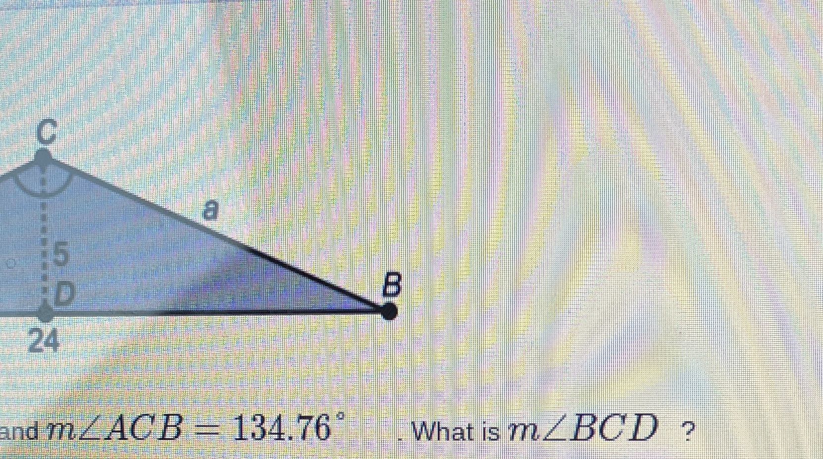 A=13 using sin, cos, and tan? \f
