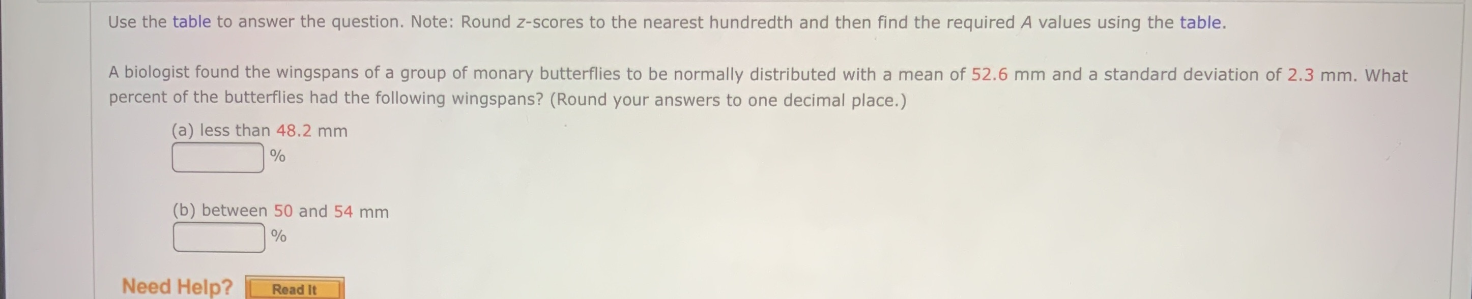 Use the table to answer the question. Note: Round