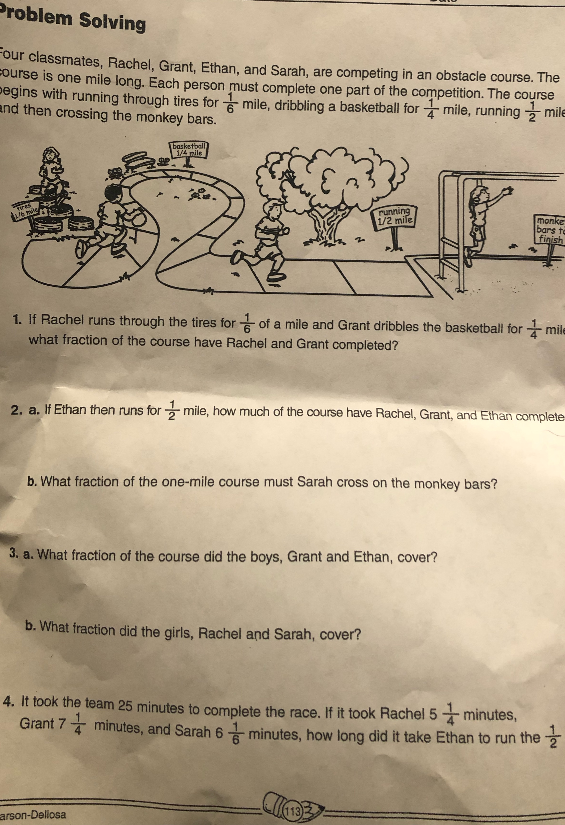 Problem Solving our classmates, Rachel, Grant,