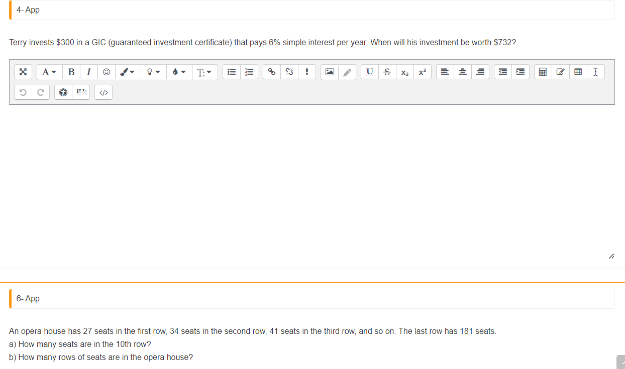 3 - K/U a) Determine a formula that defines the
