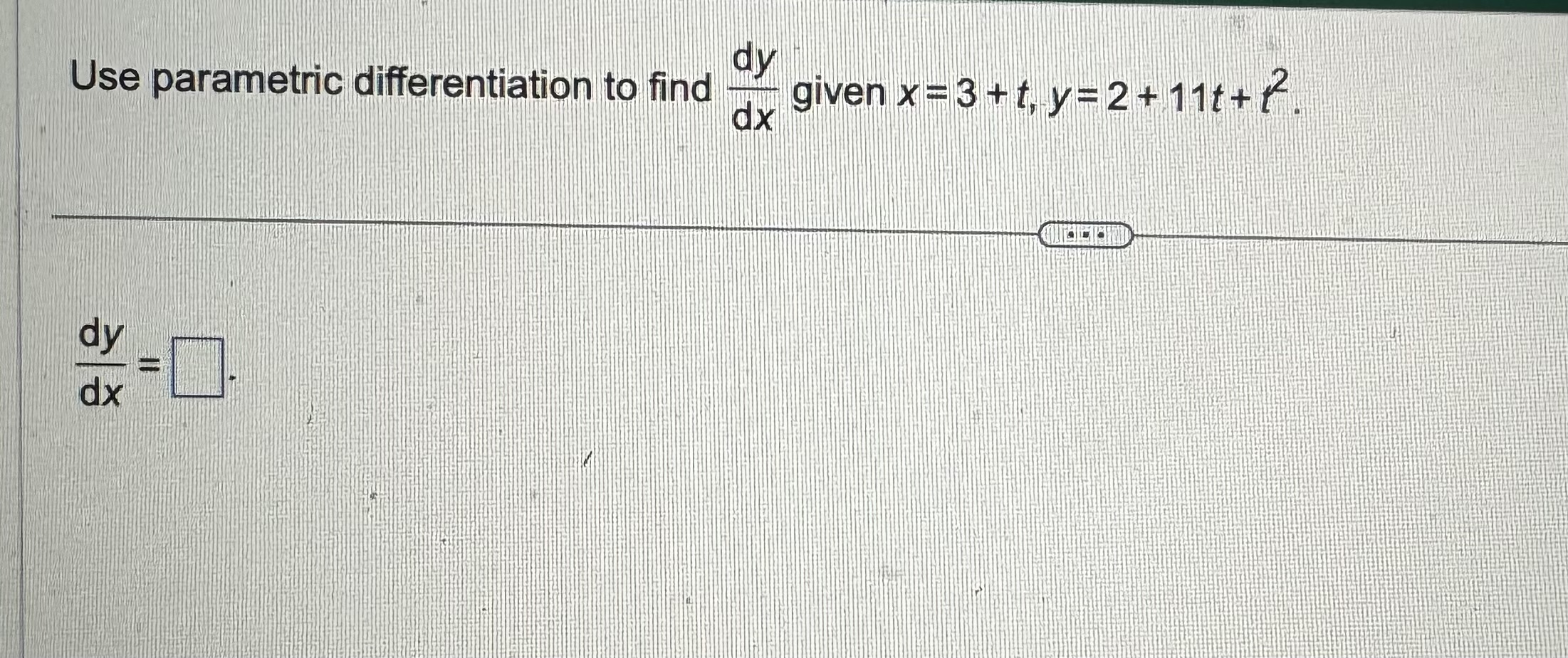 Answer these questions Use parametric