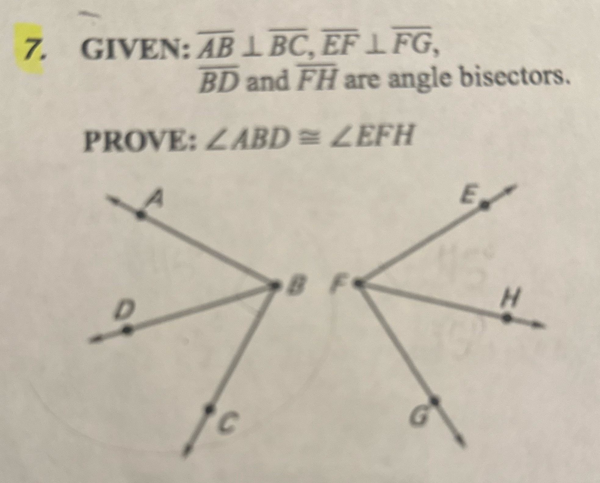 Create a 2 column proof to prove the given