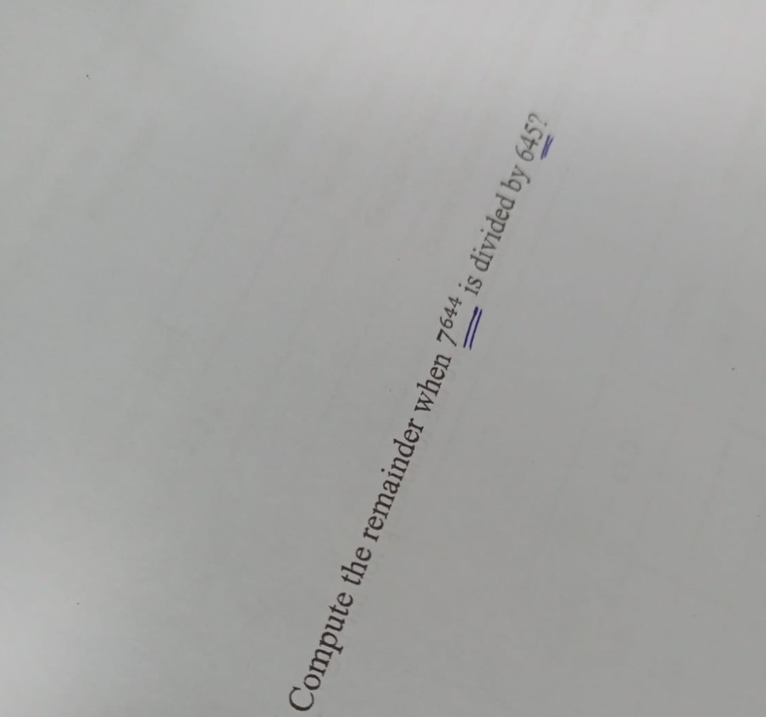 Discrete question \f