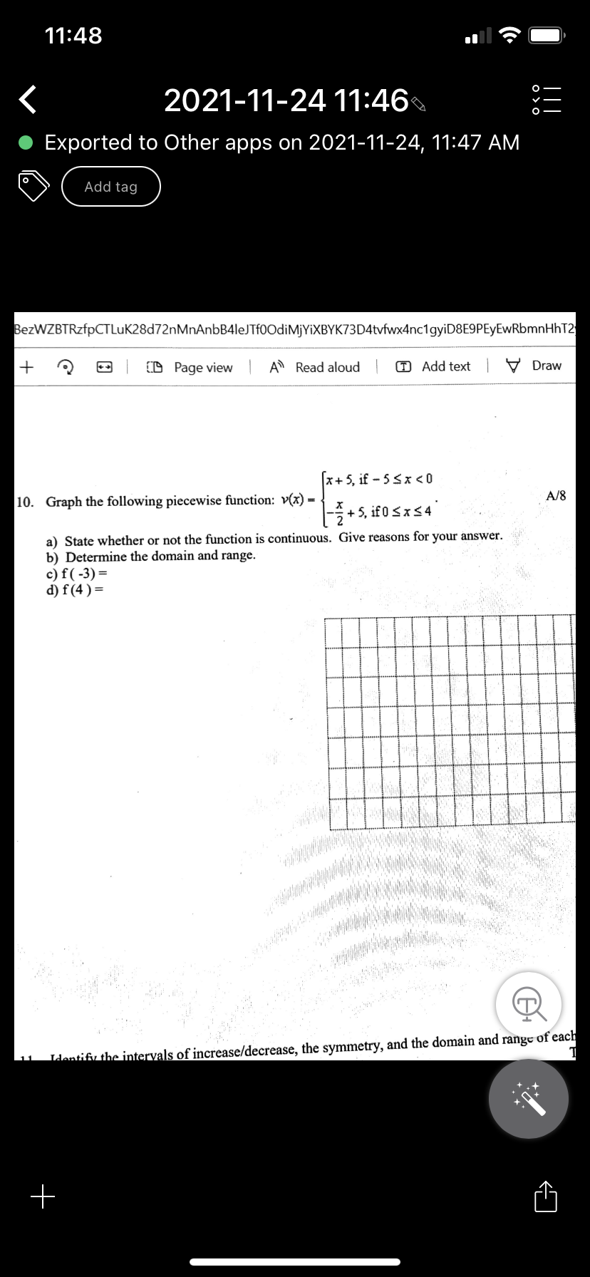 11:48 A 2021-11-24 11:46 . Exported to Other apps