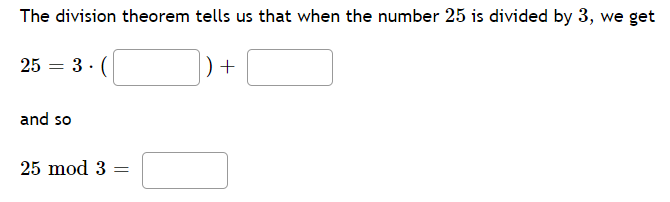 \fFind {30 mod 23 + 33 mod 23} =[ ] {30 mod 23 +