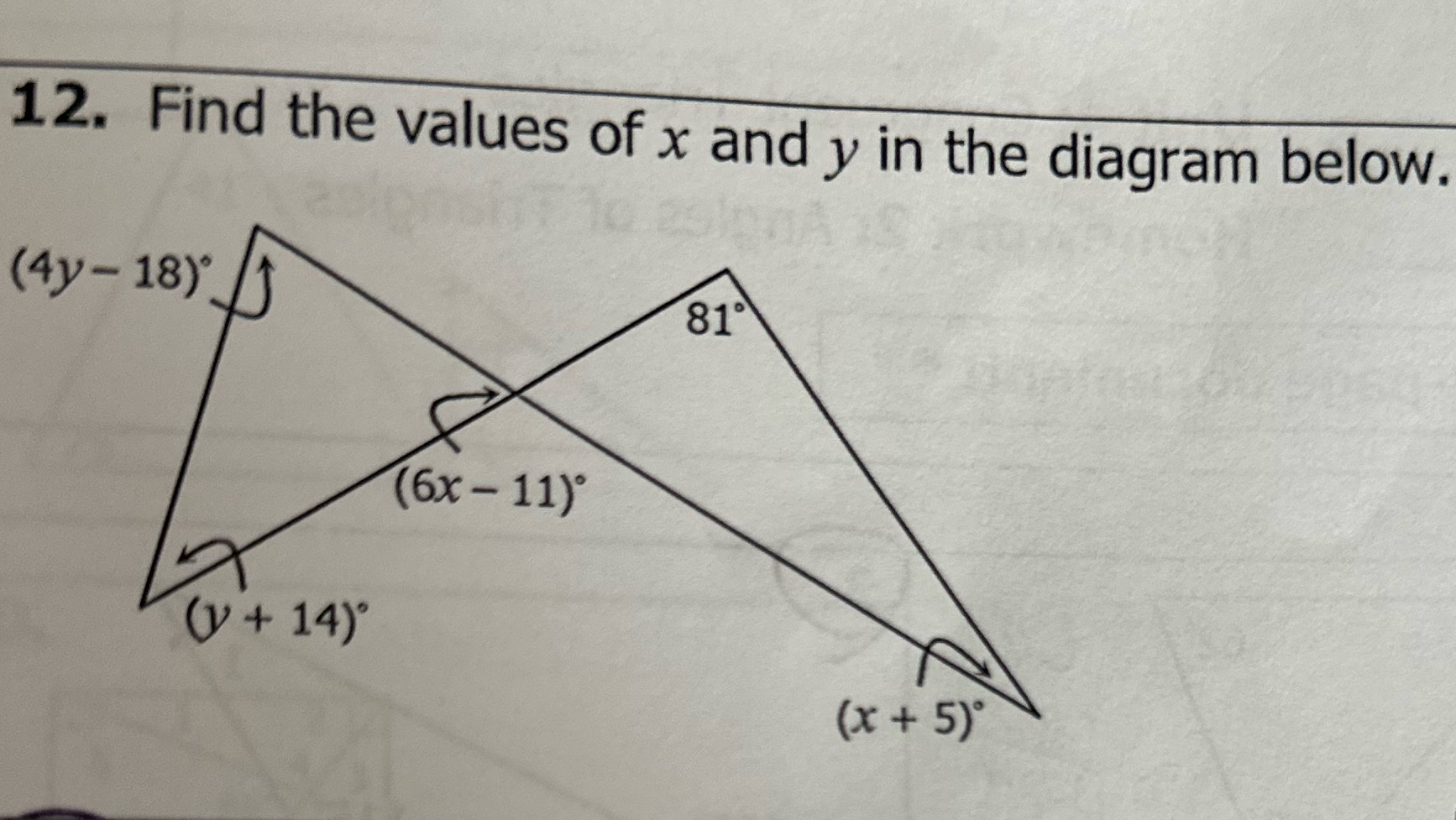 Can you explain how to get the answer 12. Find