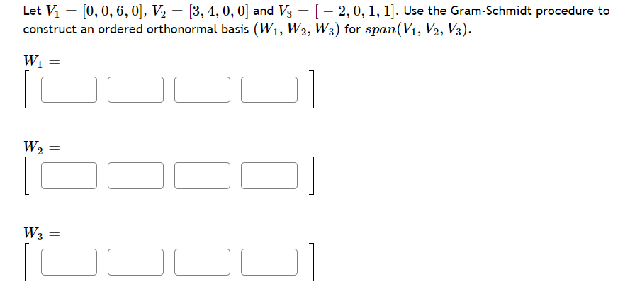 please help me with this question Let V1 = [0, 0,
