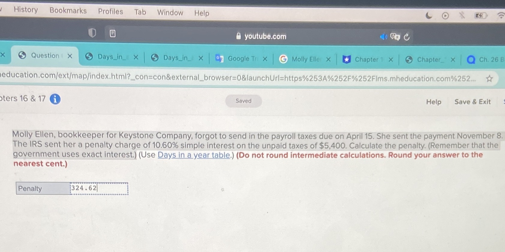History Bookmarks Profiles Tab Window Help