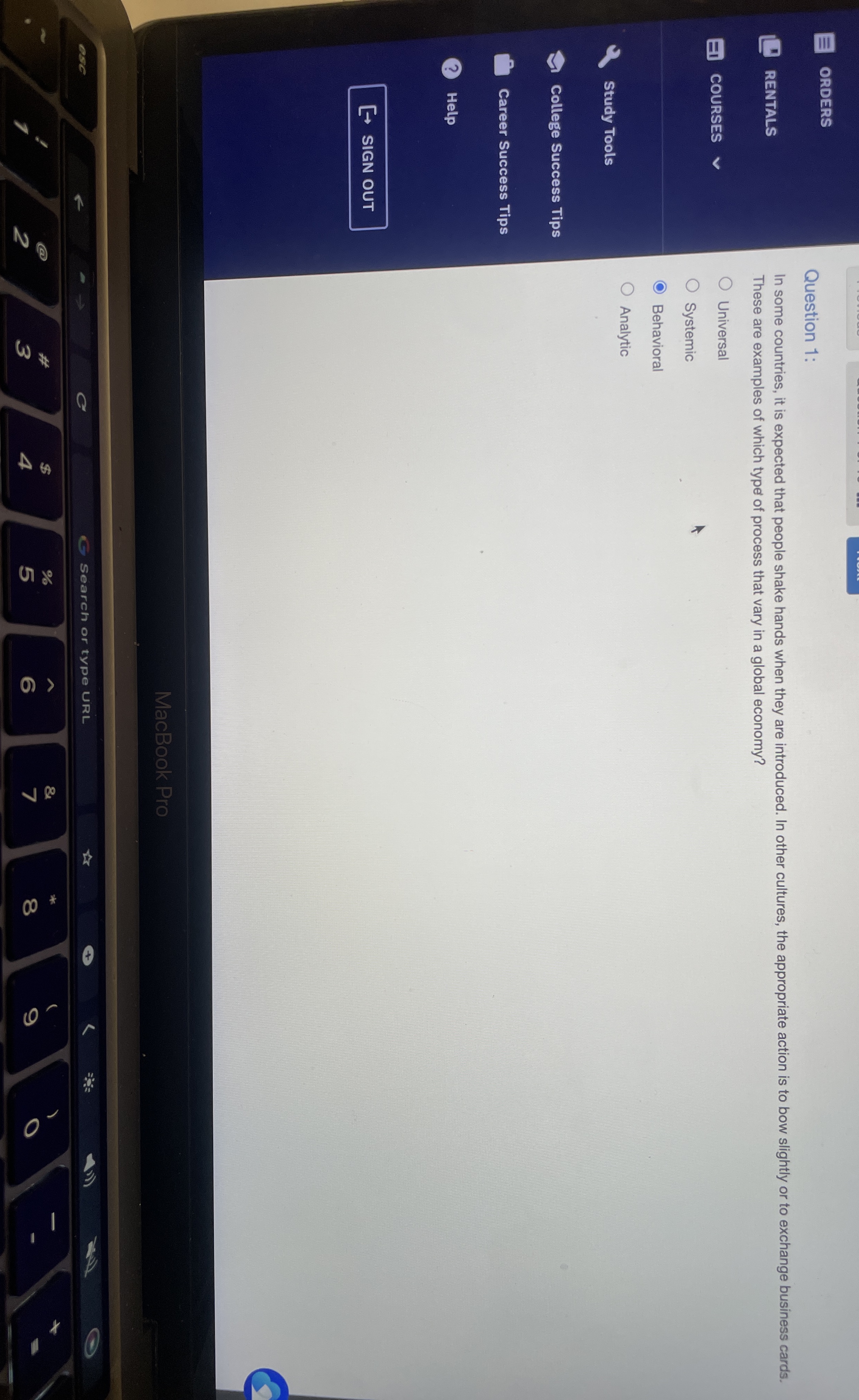 ORDERS RENTALmmm Question 1 : In some countries,