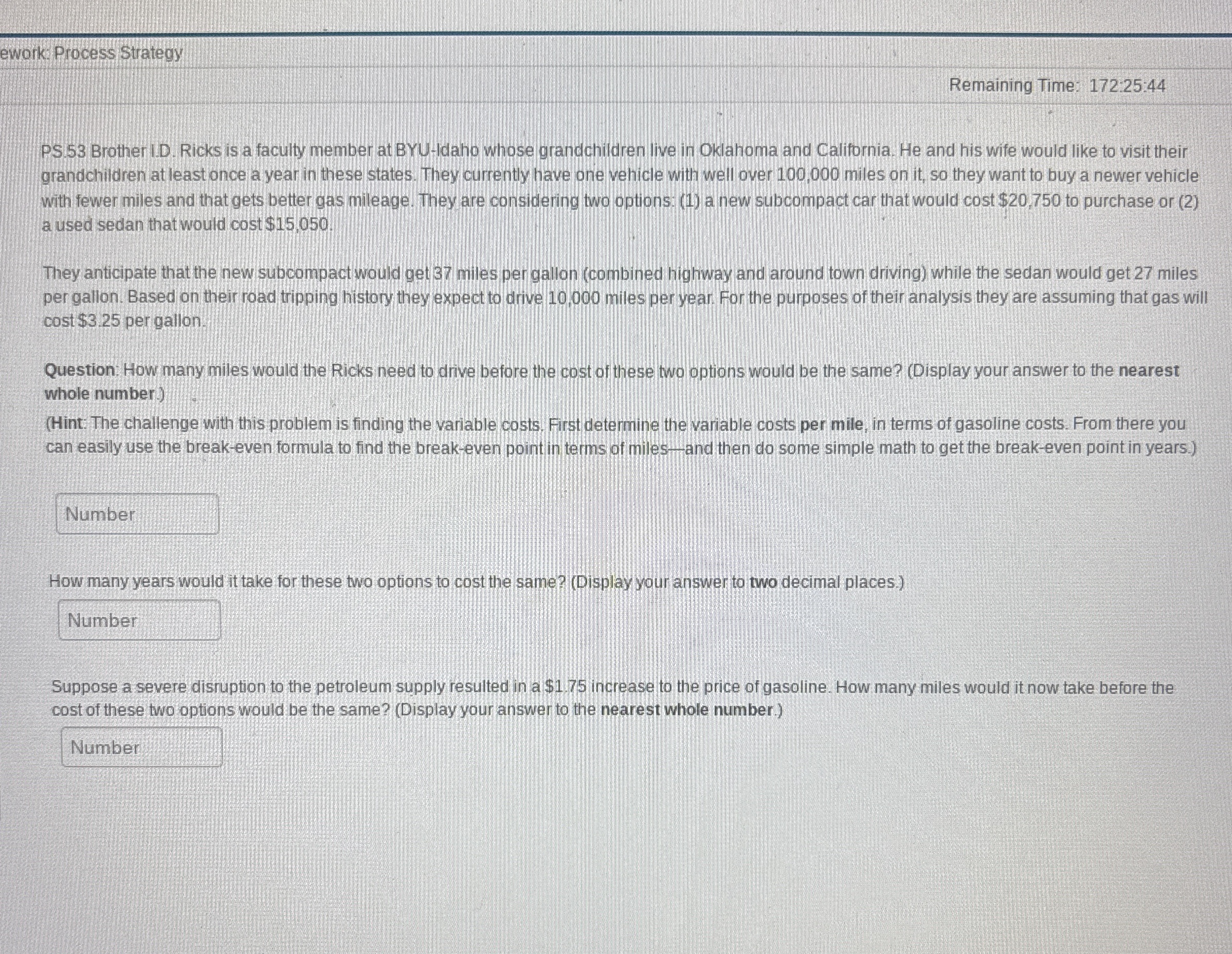 ework Process Strategy PS 5 3 Brother ID . Ricks