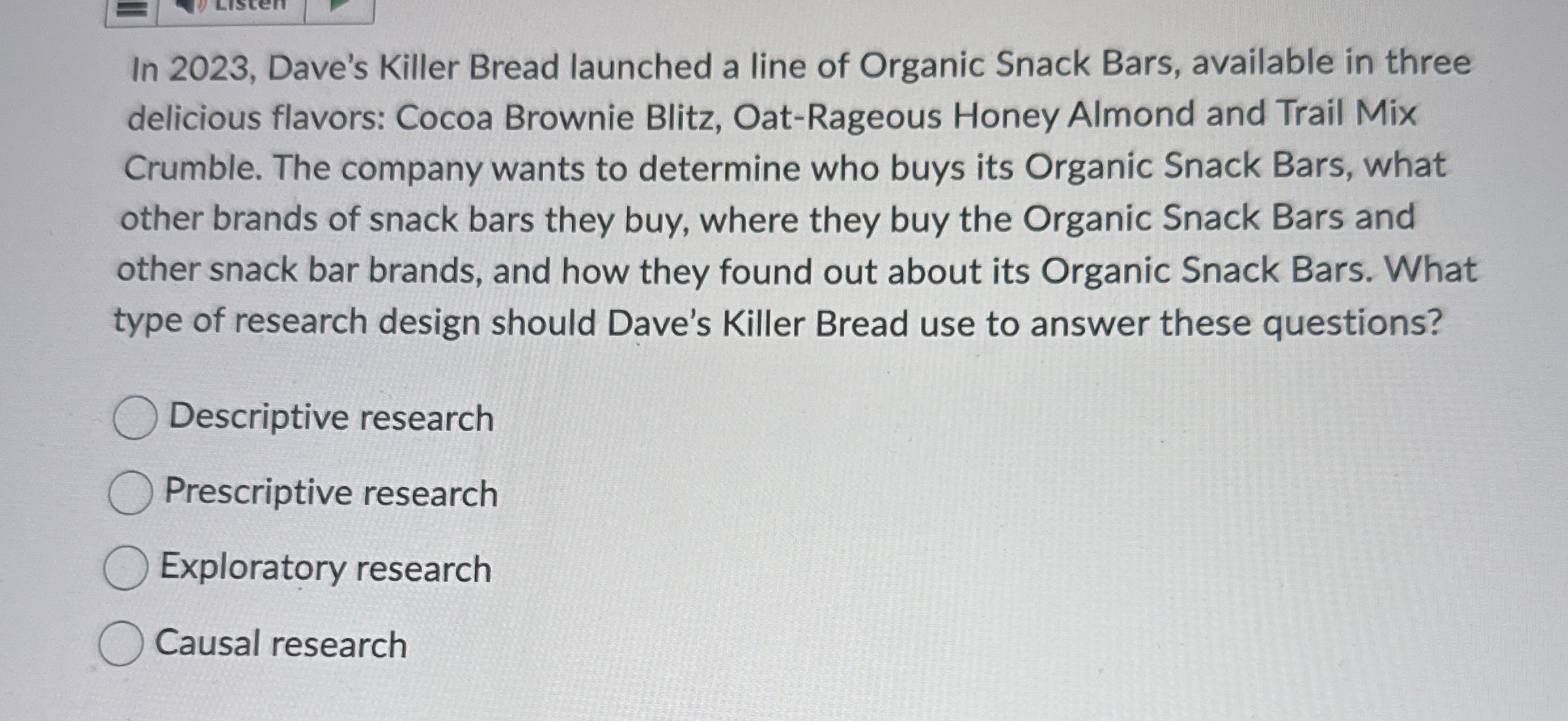 In 2 0 2 3 , Dave's Killer Bread launched a line