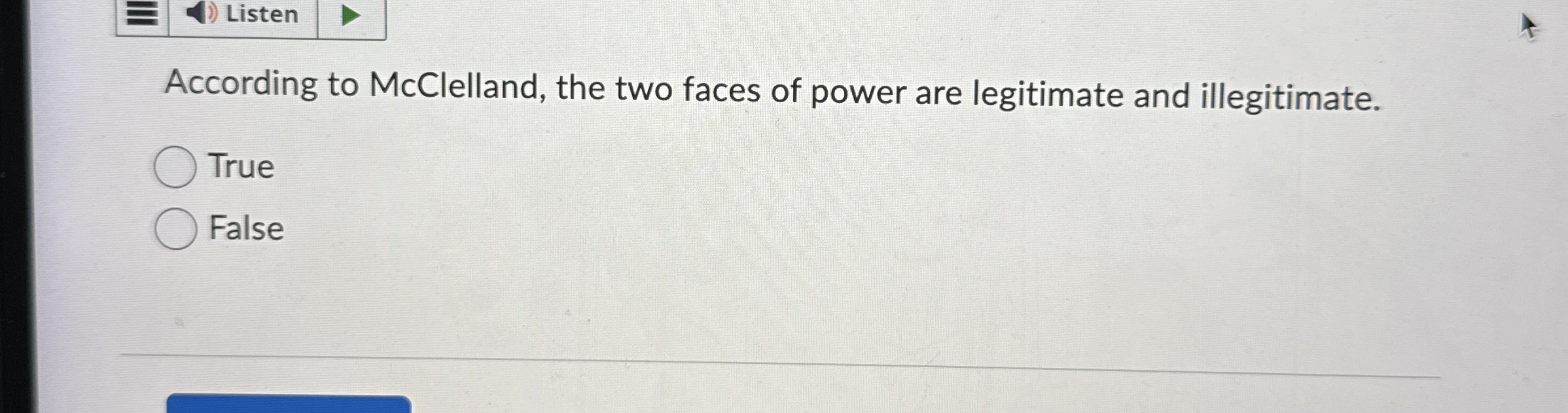 Listen According to McClelland, the two faces of
