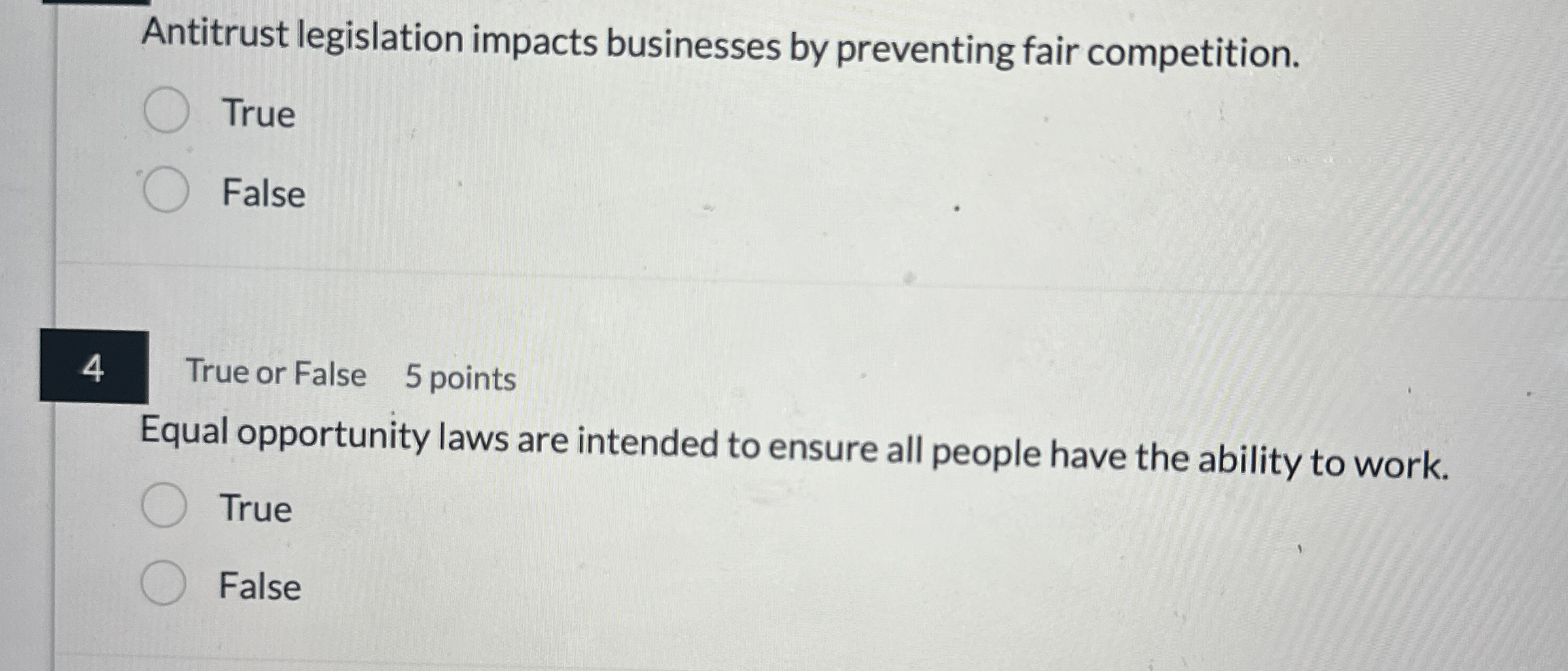 Antitrust legislation impacts businesses by