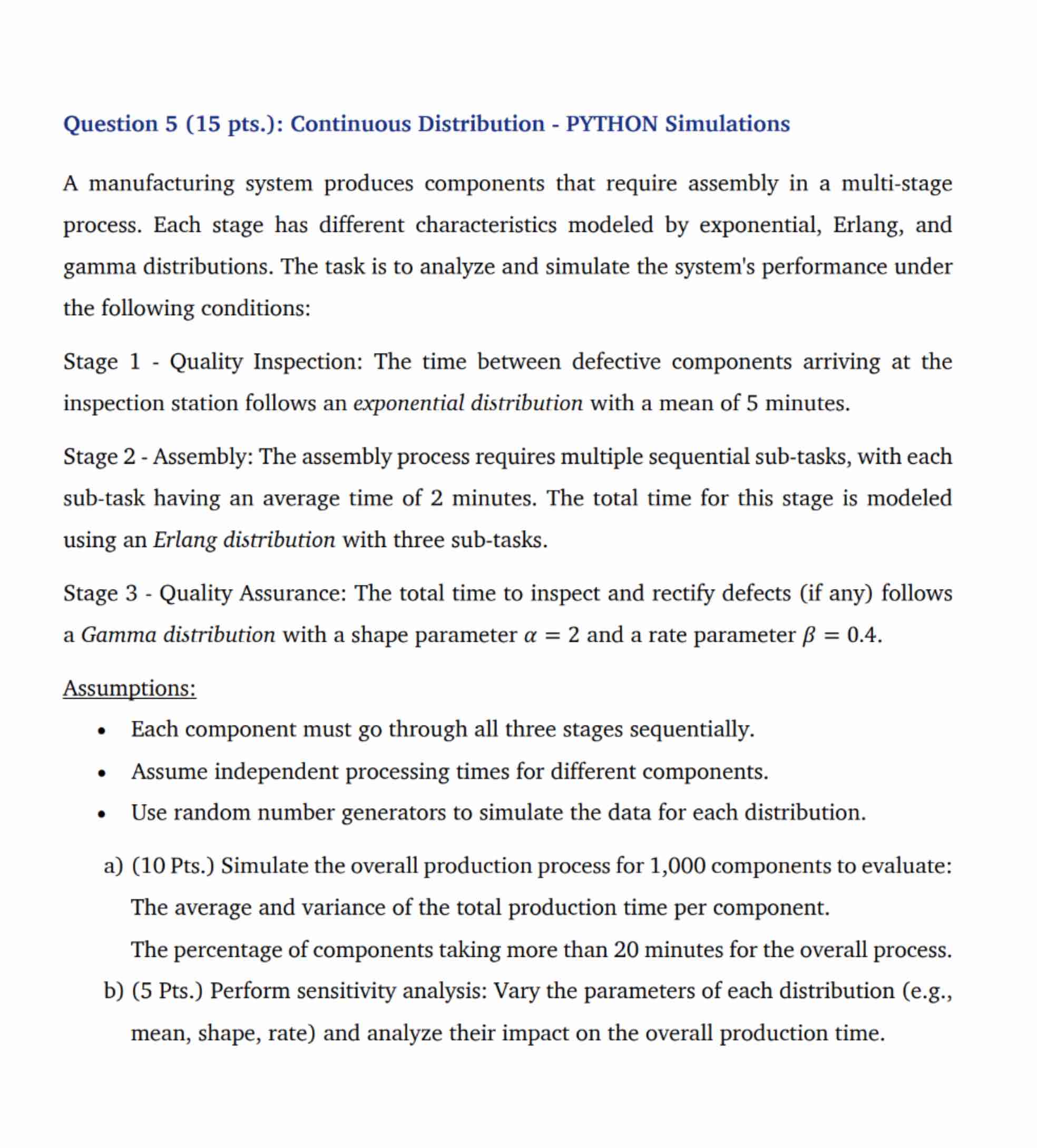 Question 5 ( 1 5 pts . ) : Continuous