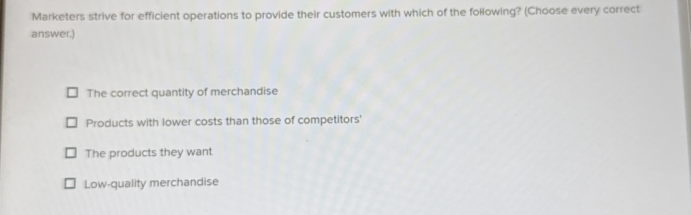 Marketers strive for efficient operations to