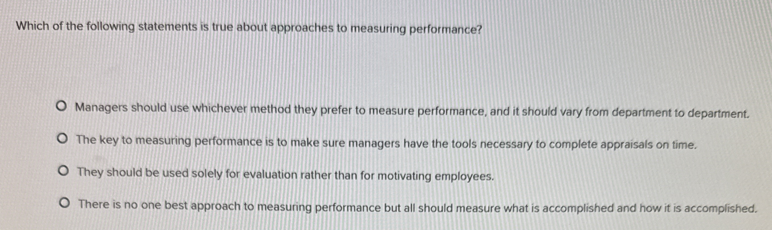 Which of the following statements is true about