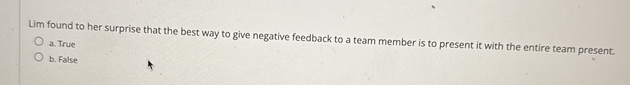 Lim found to her surprise that the best way to