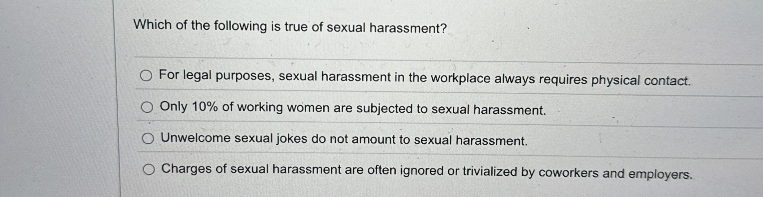 Which of the following is true of sexual