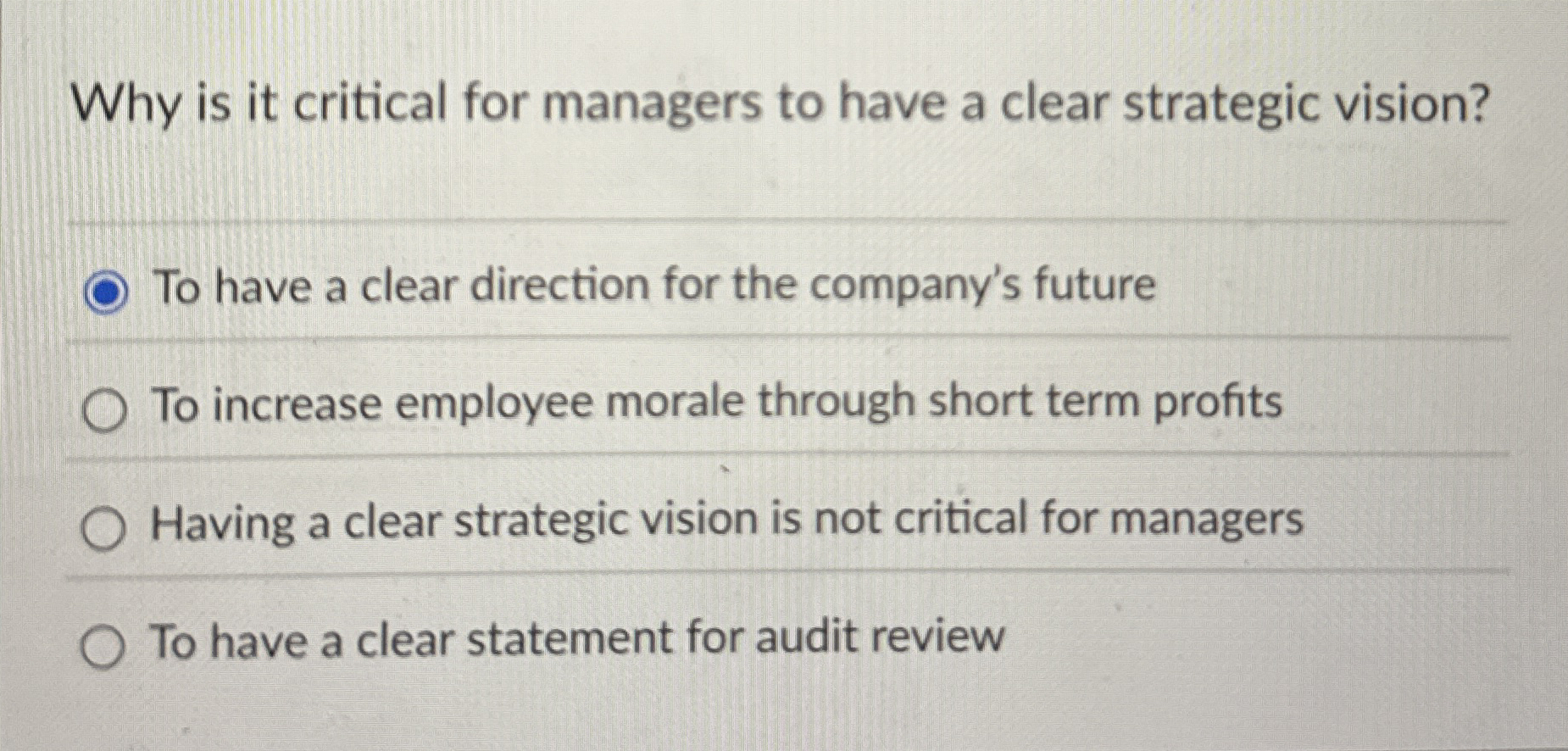 Why is it critical for managers to have a clear