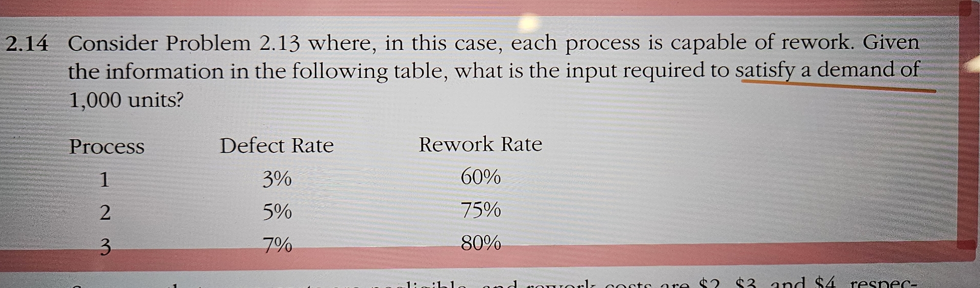 2 . 1 4 Consider Problem 2 . 1 3 where, in this