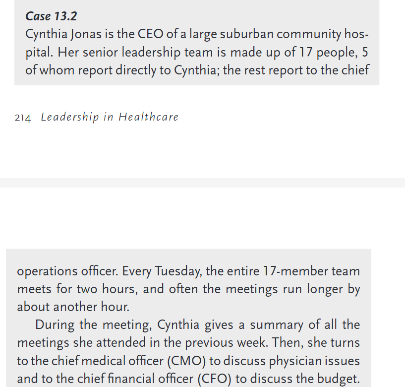 Read Case 1 3 . 2 on page 2 2 6 - 2 2 7 of the