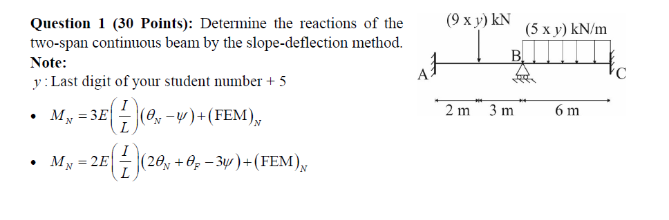 Question 1 ( 3 0 Points ) : Determine the