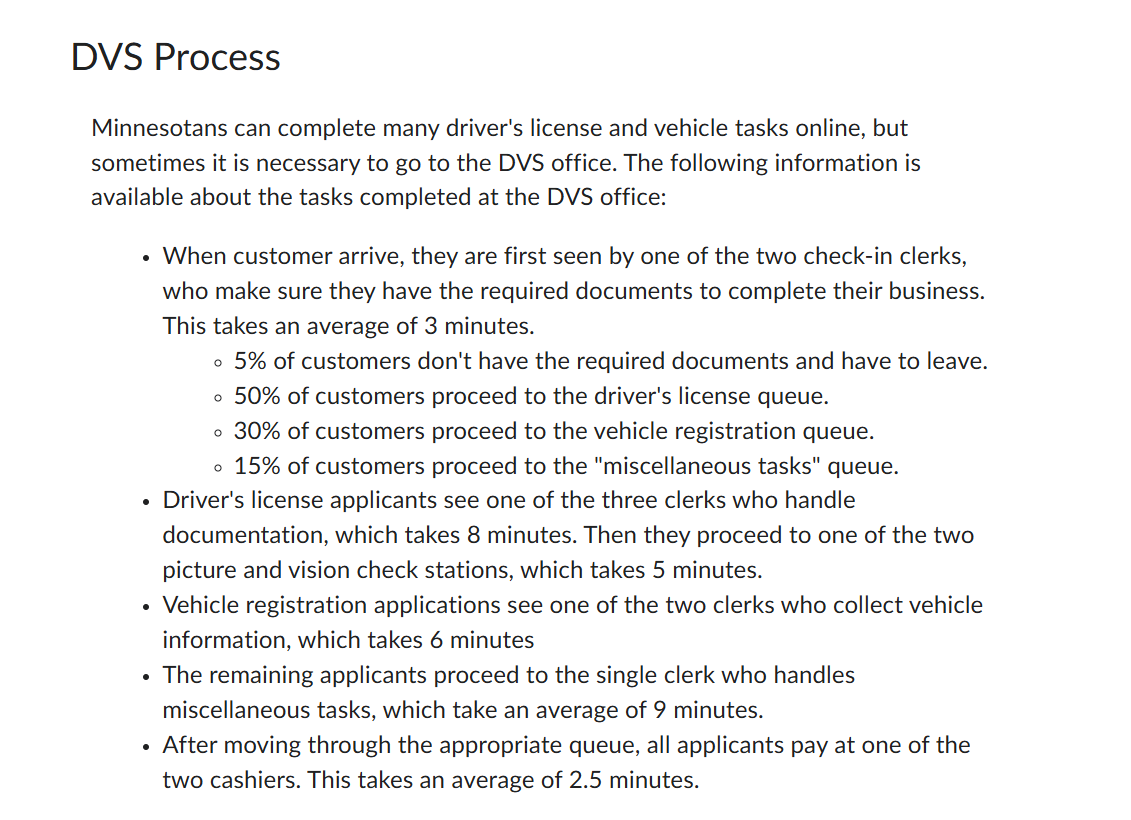 DVS Process Minnesotans can complete many