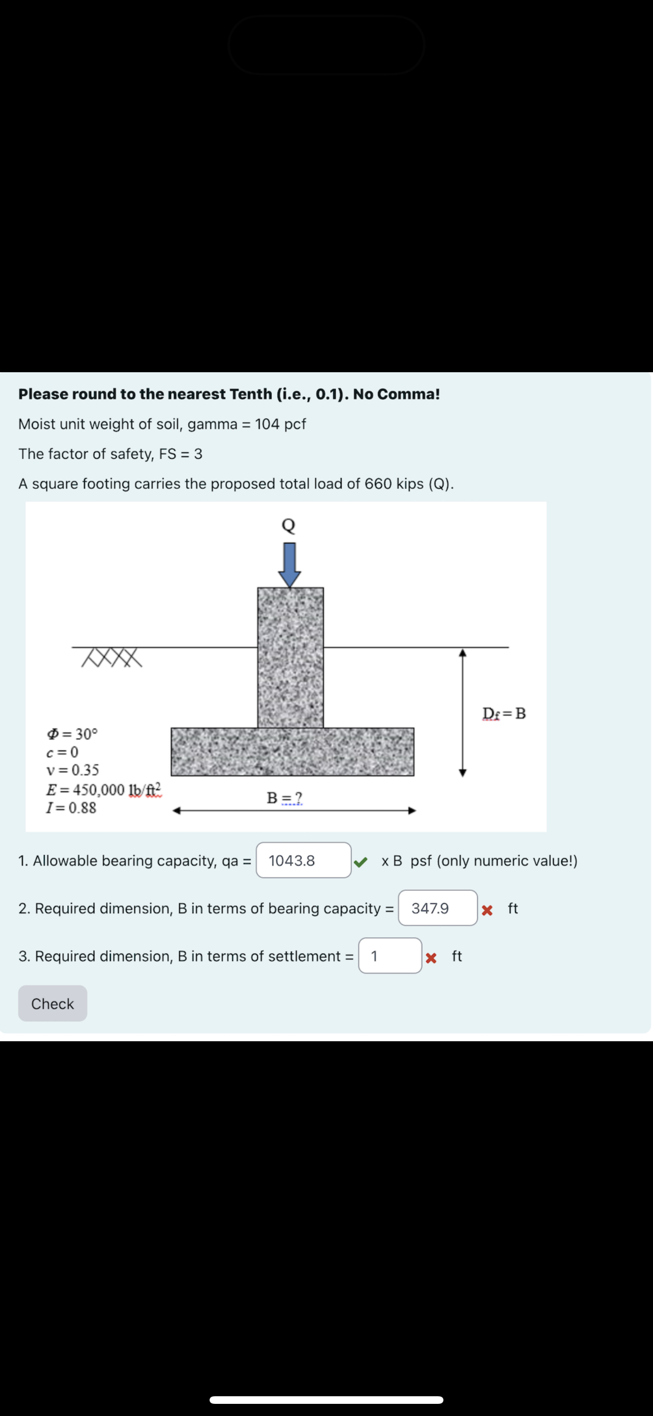 Please round to the nearest Tenth ( i . e . , 0 .