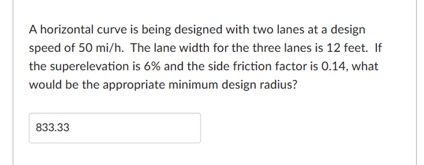 Question 1 0 pts An equal - tangent vertical