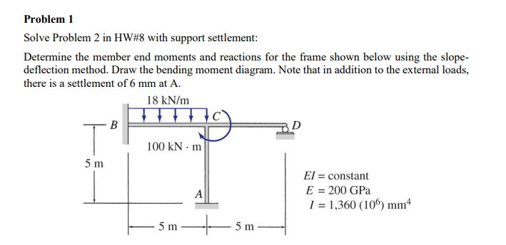 Problem 1 Solve Problem 2 in HW# 8 with support