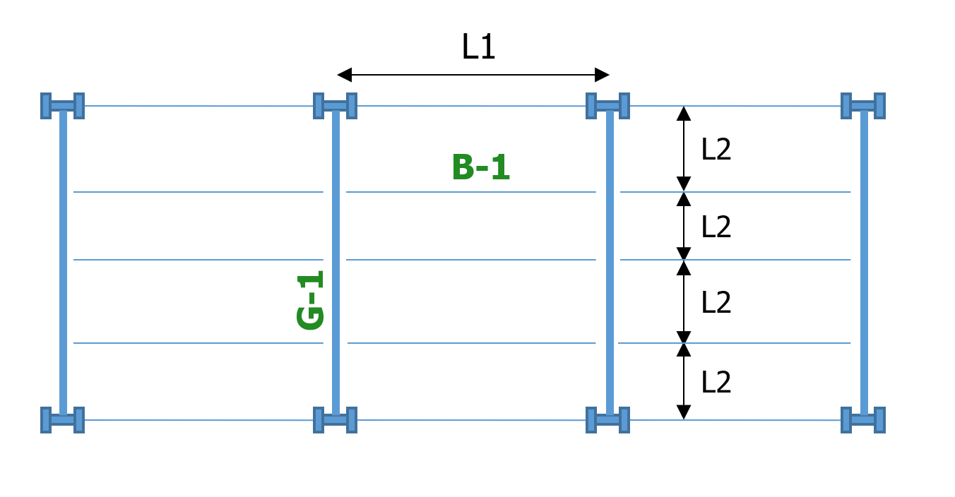L 1 = 2 0 ft L 2 = 6 ft Live load = 4 5 psf 4 "