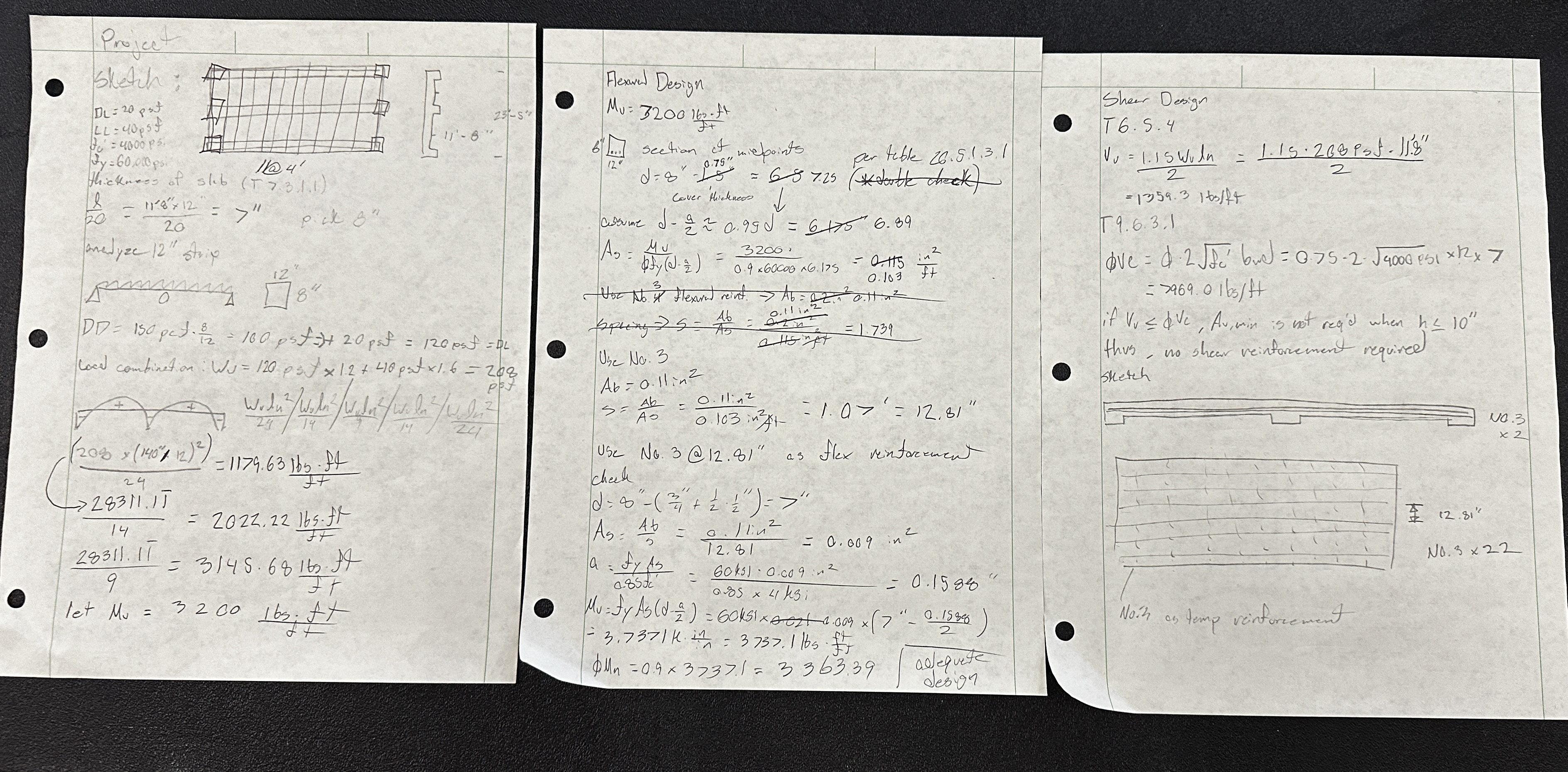 Hey I need help with concrete slab design. We